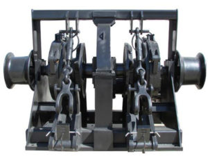 Quality double gypsy anchor chain winch