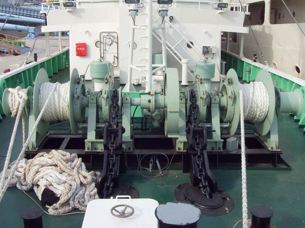 Double drum anchor mooring winch with high quality