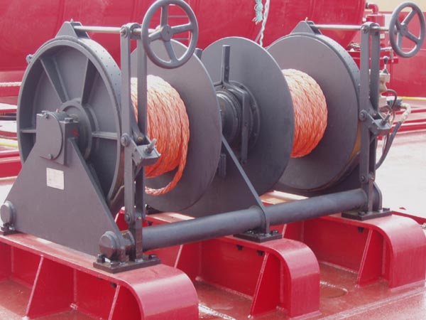 Barge winch from Sinma